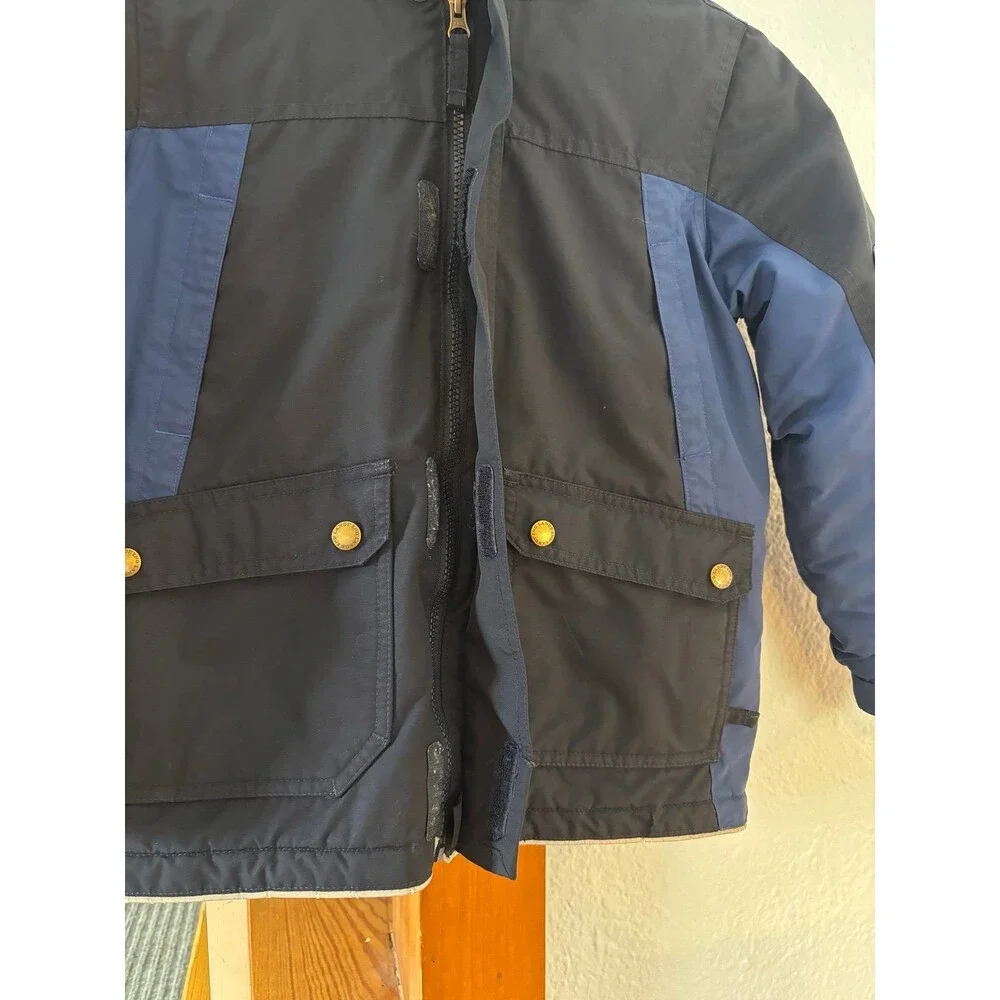 Lands’ end grow-a-longs blue winter jacket coat 7